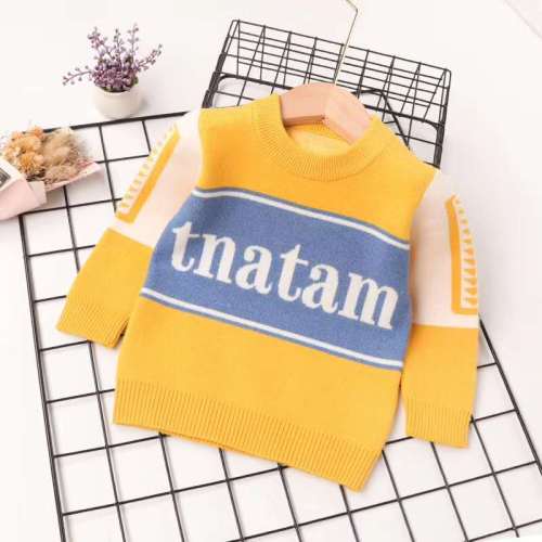 popular 2020 autumn and winter clothing for children boys and girls baby sweater stock miscellaneous children‘s clothing children‘s sweater stall supply