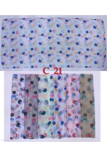 color polka dot print pattern fashion silk scarf color style diverse