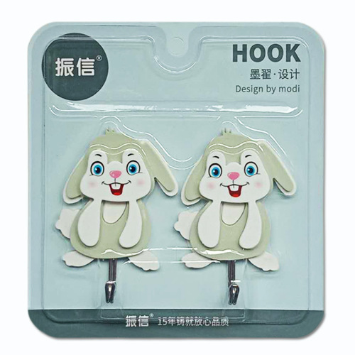 Zhenxin Strong Sticky Hook Acrylic Hook Clothes Hook Creative Cartoon Sticky Hook Seamless Wall Curtain Viscose Hook