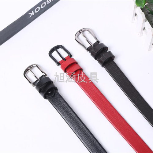 women‘s pin buckle thin belt belt factory direct sales scratch-resistant wear-resistant aviation core strong and durable pull-resistant