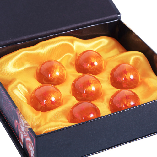 Resin Dragon Ball Acrylic Crystal Ball Anime Monkey King Legend Dragon Ball Golden Yellow XINGX Ball Customization