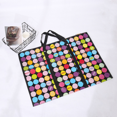 Retail Non-Woven Bag Moving Packing Bag Color Printing Woven Bag Thickened 175G Non-Woven Bag Quilt Buggy Bag