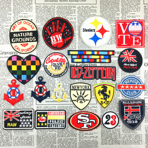 badge cloth stickers personalized clothes patch stickers clothing accessories diy cloth stickers factory direct sales