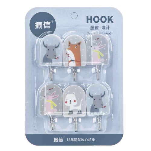 strong sticky hook wholesale home storage cute cartoon hook creative fashion strong seamless