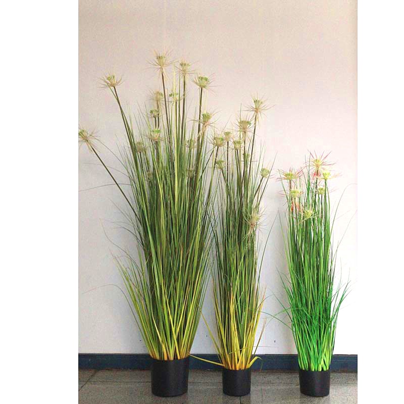 工厂田园仿真植物盆栽花艺洋葱草晴天草盆景花装饰酒店绿植摆件