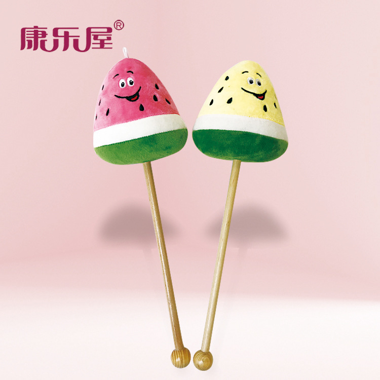 厂家批发 可爱水果敲背棒 按摩棒 创意玩具 赠品礼品 解压神器