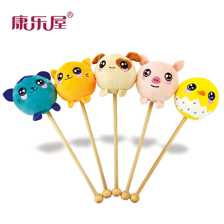 厂家批发 可爱卡通动物敲背棒按摩棒创意玩具 赠品礼品 解压神器