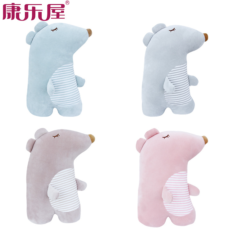 厂家批发 毛绒玩具3D棉卡通抱枕日用旅行靠垫玩偶公仔 礼品百货