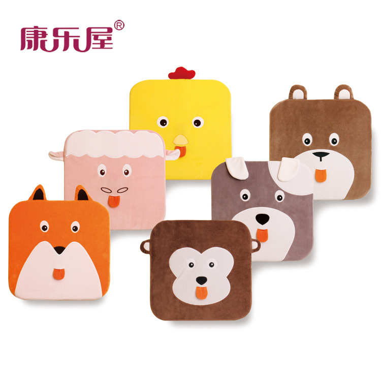 厂家批发 冬季新品卡通坐垫创意坐垫办公座椅汽车垫子 来图定制