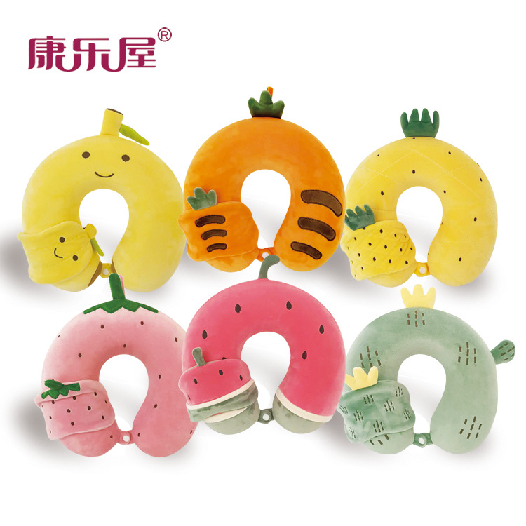 厂家直销 新创意韩系便携式多功能眼罩+U枕颈枕遮光缓解疲劳眼罩