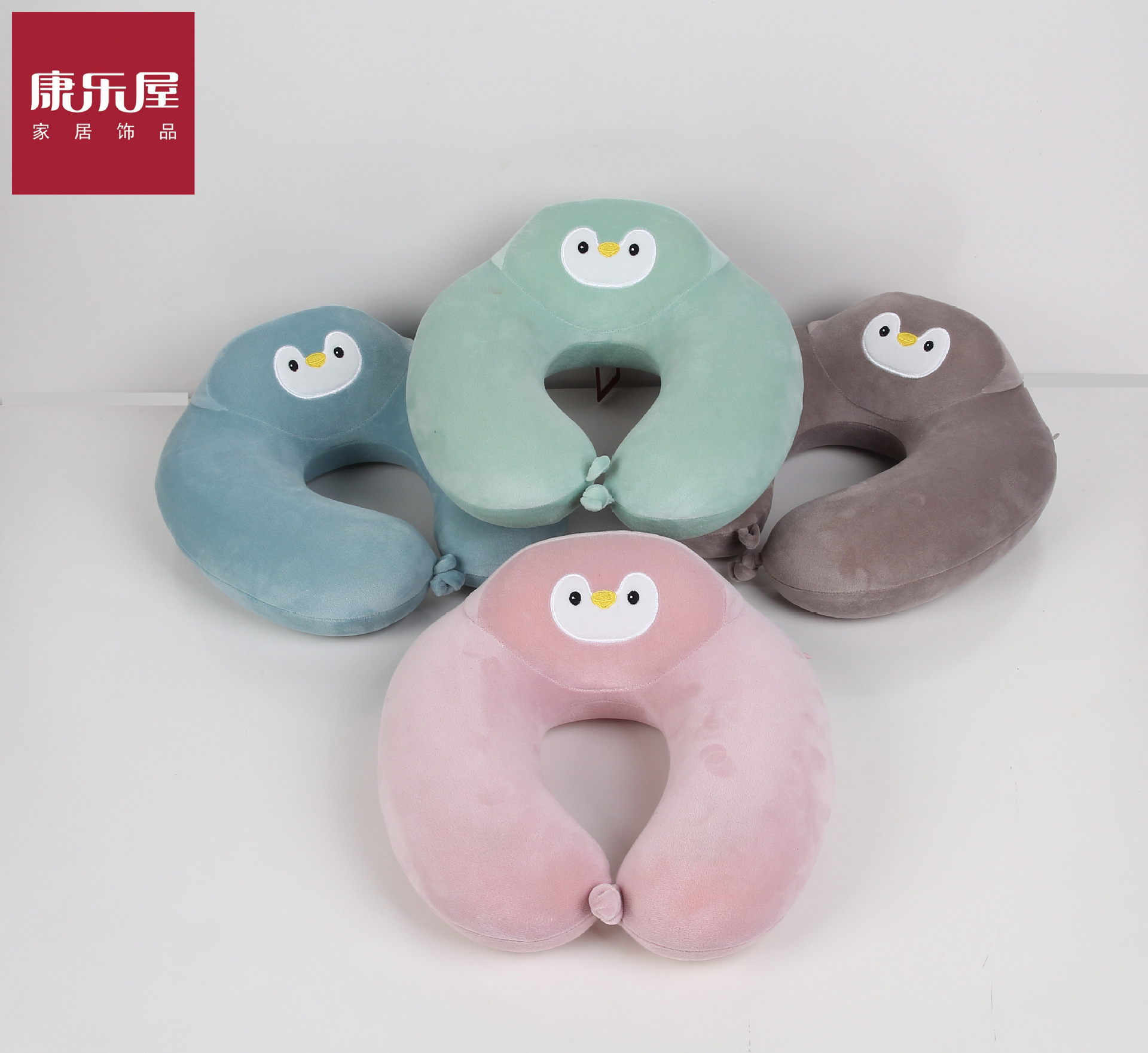 厂家批发卡通动物U枕记忆棉出差旅行护颈枕多功能午睡枕 来图定制