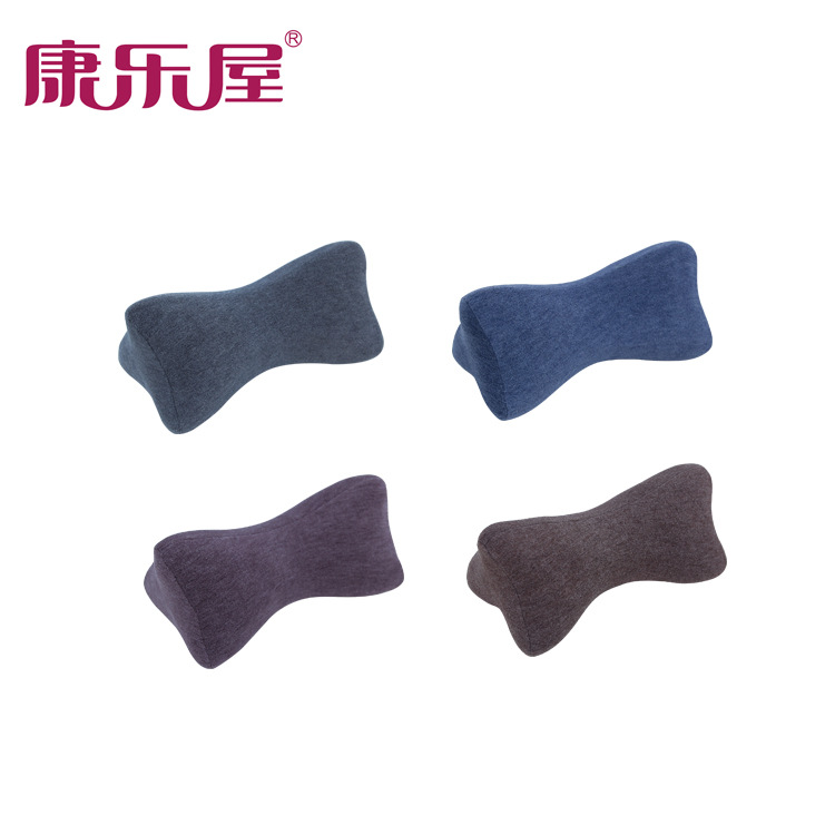 厂家直销 兔毛绒三角枕记忆棉骨头枕车用颈枕车用礼品赠品定制
