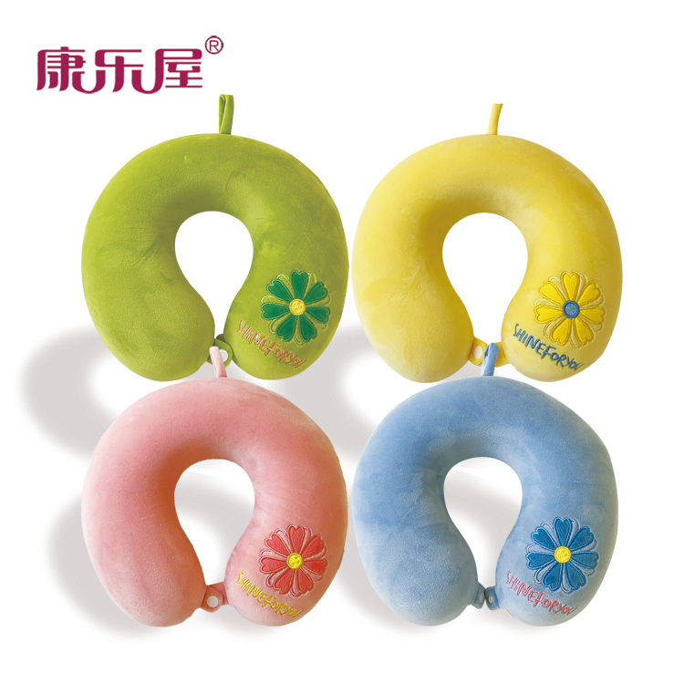 厂家批发 出差旅行护颈枕多功能记忆棉U枕多用腰靠 可定制LOGO