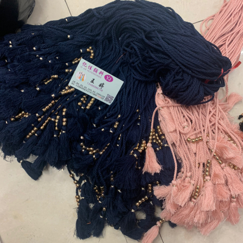 Factory Direct Cotton Rope Tassel Clothing Accessories Tassel Support sample Color Custom DIY