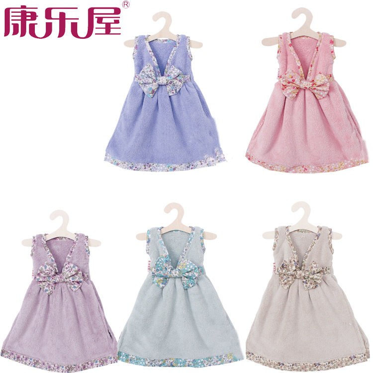 厂家批发 可爱卡通擦手巾厨卫挂式擦手小方巾儿童擦手巾 来图定制