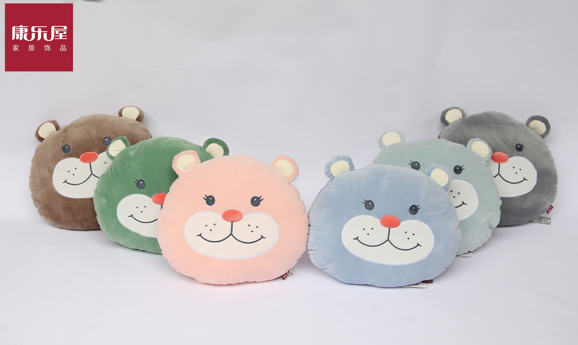 厂家直销 3D棉可爱萌虎抱枕毛绒玩具卡通公仔玩偶 礼品日用百货