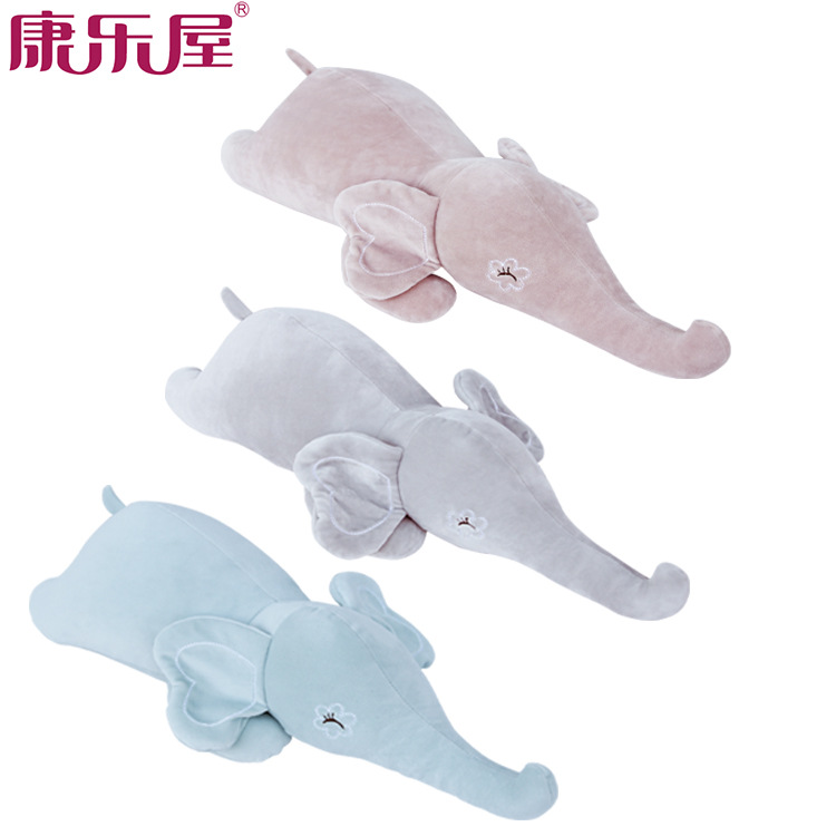 厂家直销 毛绒玩具3D棉长鼻象抱枕创意玩偶 礼品礼物日用百货