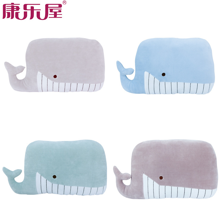 厂家批发 毛绒公仔玩具可爱鲸鱼动物抱枕创意玩偶 礼品礼物百货