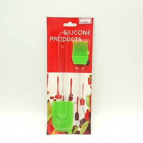 Sunshine Department Store Flat Knife Brush Insert Card Baking Tool Set Silicone Oil Brush Scraper 