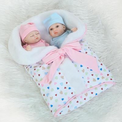 Mini Palm Baby Doll Simulation Cute Twin Baby Creative Personalized Gift Play Toys