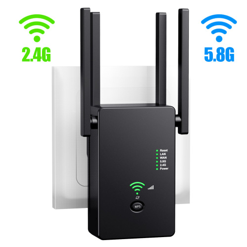 Ac1200m Wireless Repeater 2.4g5g Router WiFi Signal AP Amplifier Repeater Router 