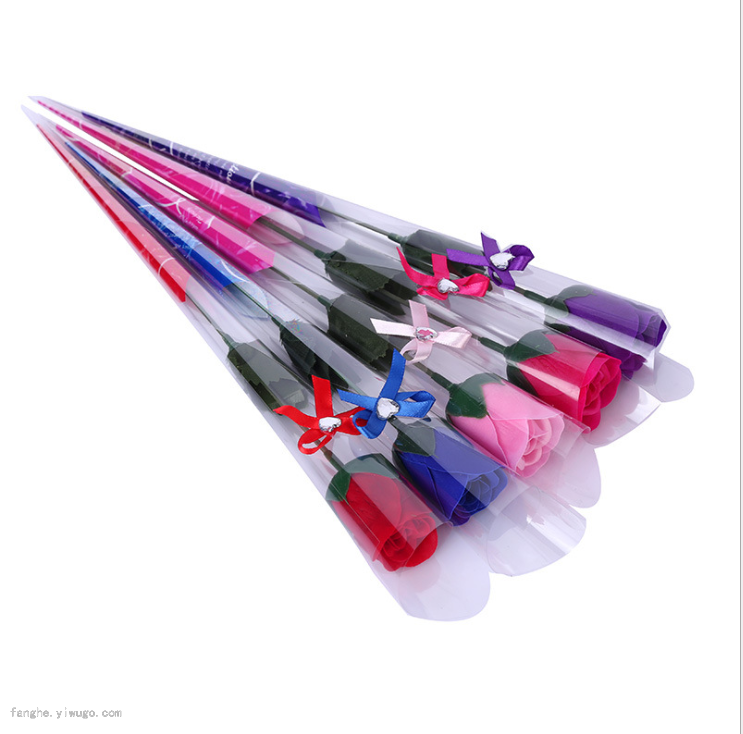 三八情人节母亲节爆款经典款式节日婚庆回礼广告促销香皂花小礼品