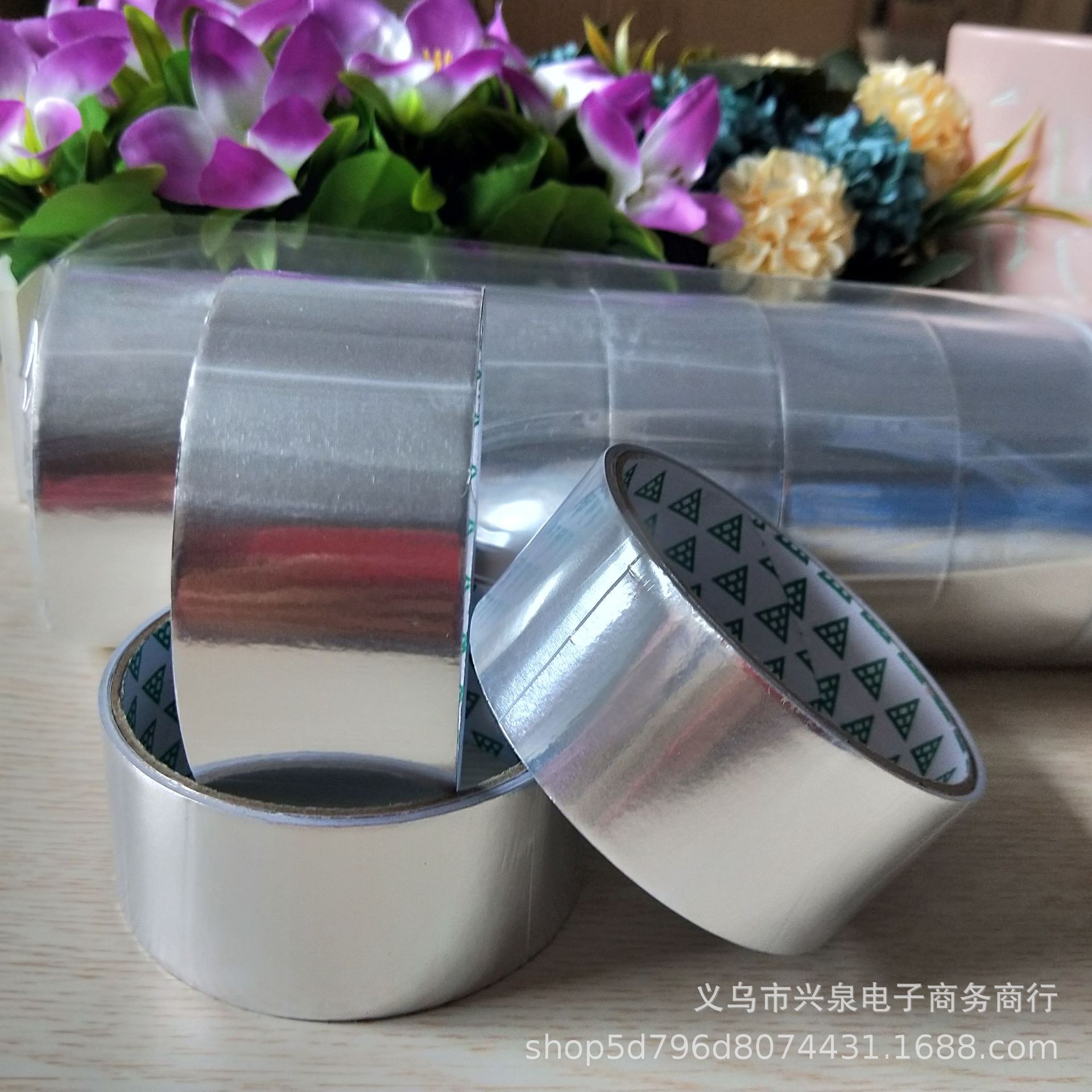 铝箔胶带 家用粘盆胶带 防水铝箔胶带 一元两元货源