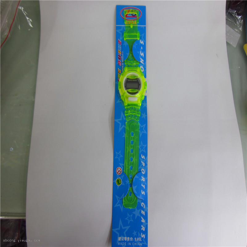 电子表 连体连扣儿童表 活动赠送 淘宝赠送 厂家直销