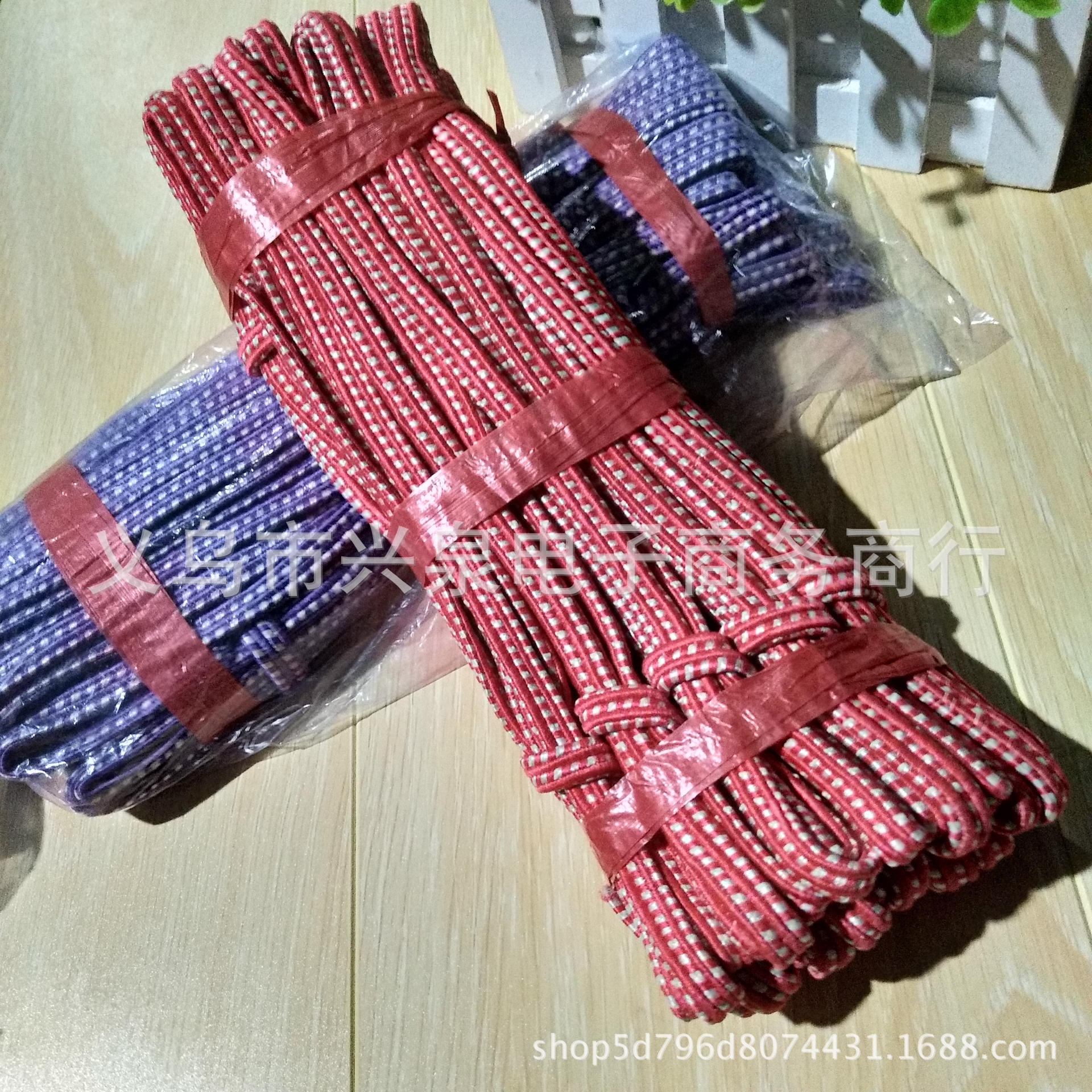 一元松紧带 彩色扁松紧带 服装辅料 捆绑带 一元一件批发