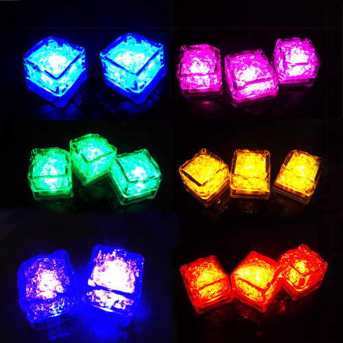 yafeng creative luminous ice led induction electronic fluorescent block bar ktv party wedding colorful ice light