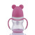 Cute Big Handle Cat Head Design Bottle Cap Baby Feeding Bottle OPP Packaging