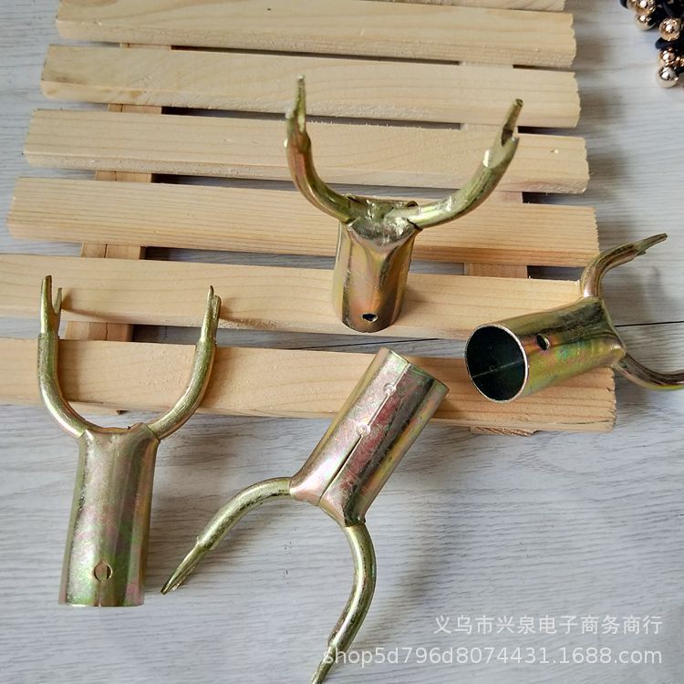 衣叉金属衣叉配件 晾衣叉 晒衣叉头 一元两元货源