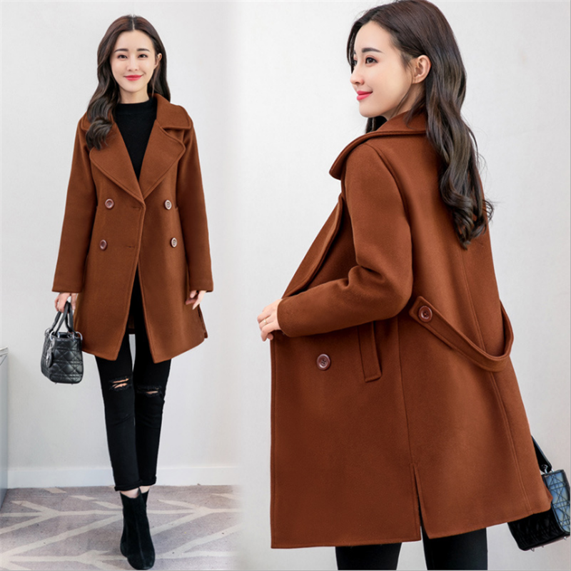 杂款库存呢子大衣女外套 特价清仓女装时尚秋冬毛呢女式大衣尾货