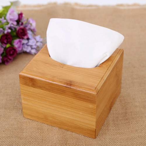 green light black walnut wooden tissue box simple household storage tissue box multifunctional tissue box living room hotel