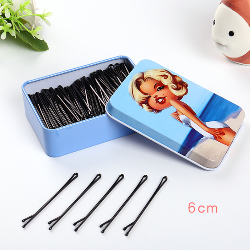 发夹网红2020年新款发卡子钢夹一字夹黑色边夹少女韩国顶夹子头饰