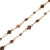 Copper Chain Rhinestone Zirconium-like Edging Chain Handmade Chain Edging Rice Chain
