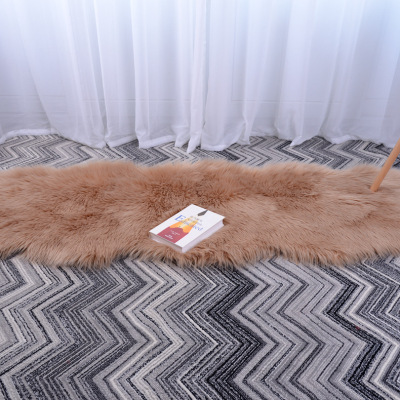 Cross-Border E-Commerce Nordic Style Wool-like Plush Carpet Floor Mat TikTok Live Streaming on Kwai Selling Carpet