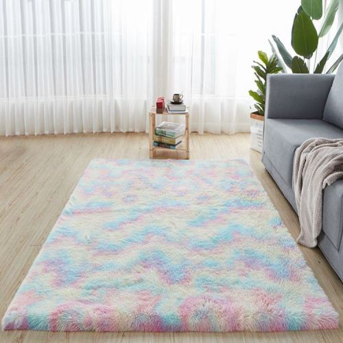 wholesale thickened living room bedroom tie-dyed silk wool carpet floor mat hallway door mat bathroom kitchen mat full-shop customization