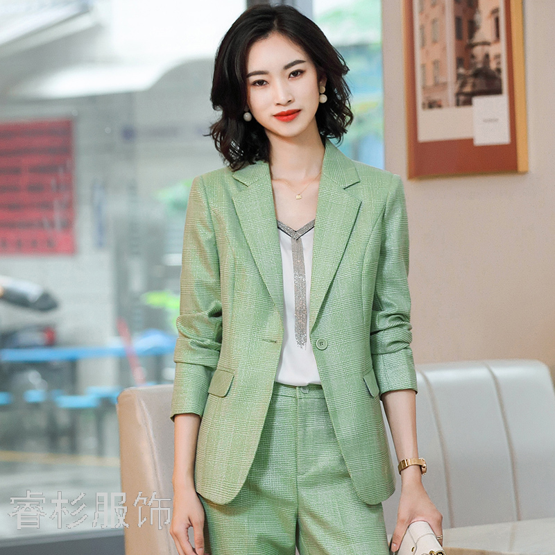 时尚套装女职业装气质女神范高端西服套装女西装修身显瘦职业套装