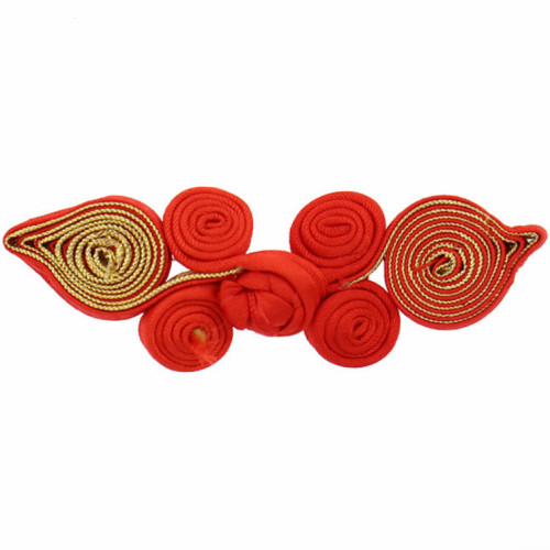 Factory Supply Chinese Style Peach Buckle Can Be Customized Xi Candy Box Gift Accessories Handmade Buttonhole Loop Cheongsam Buttons