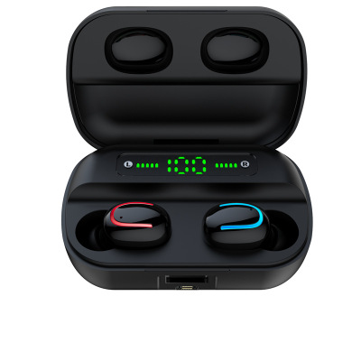 Cross-Border Exclusive Private Model Bluetooth Headset Q82 Sports Noise-Canceling Power Digital Display Charging Warehouse TWS Wireless Bluetooth Headset