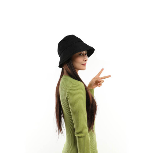 Cross-Border Spring and Autumn Outdoor Travel Bucket Hat Wig Integrated Factory in Stock Fashion Women‘s Long Curly Wig