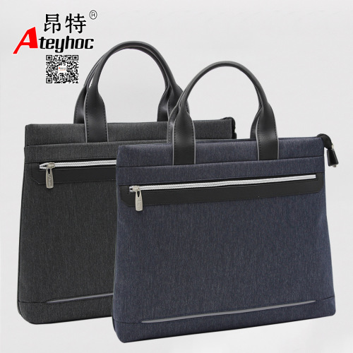 factory wholesale customized portable conference briefcase business office bag multi-function computer bag conference file bag