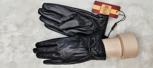 baihu king autumn and winter sheepskin gloves touch screen warm driving cold-proof leather gloves