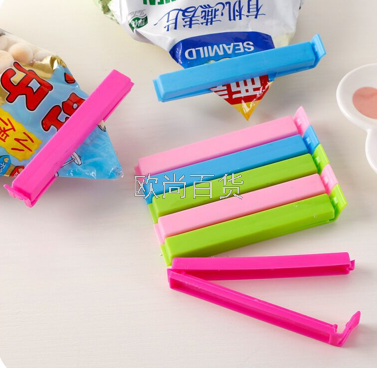 Creative Plastic Tea Snack Moisture-Proof Sealing Clip Food Bag 11cm Sealing Clip Small Gift