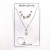 2 Yuan Store Ladies Clavicle Chain Necklace Ring Eardrops Combination Set Small Gift Student Jewelry