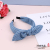 Striped Two-Color Korean Headdress Wide Edge Fabric Knotted Hair Hoop Sweet and Simple Hair Pressing Hairpin Super Fairy Wild Headband