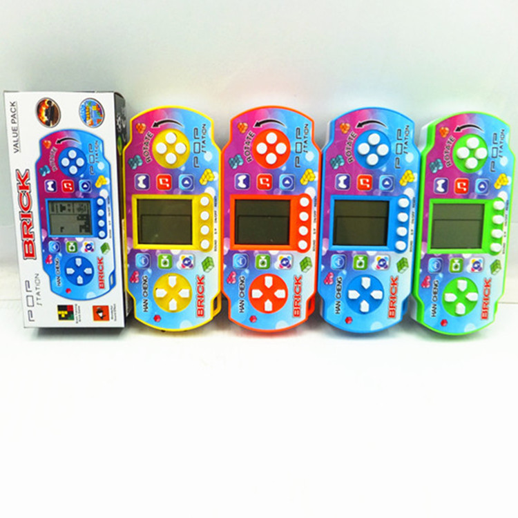 亚马逊复古怀旧游戏机迷你儿童益智发泄玩具俄罗斯方块电子小游戏