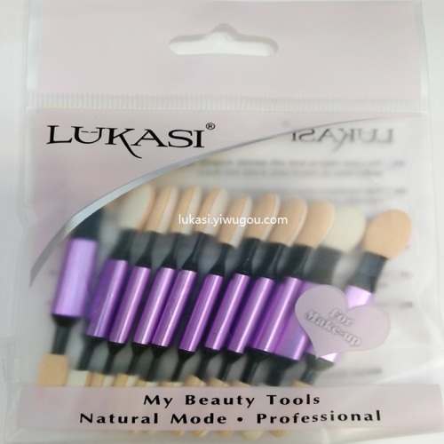 lucas lukasi12pcs double-headed eyeshadow stick one side pointed one side round head