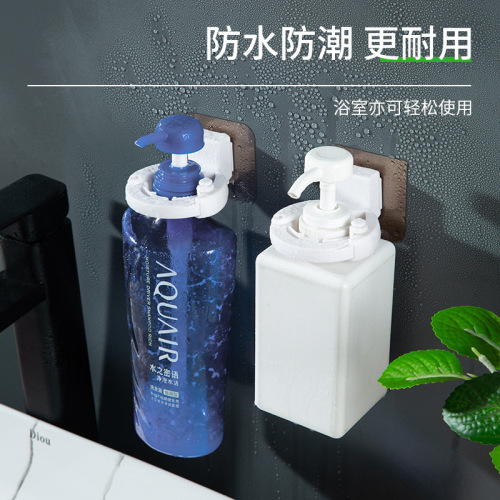 strong post punch-free shower gel rack bathroom shampoo toilet shower gel bottle rack